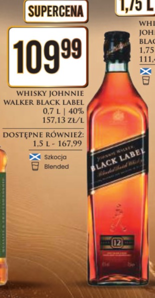 whiskey black label