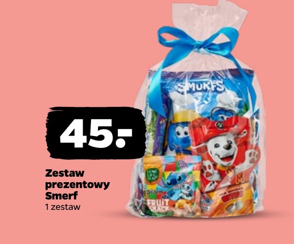 zestaw prezentowy smerf