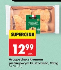 aragostine z kremem pistacjowym
