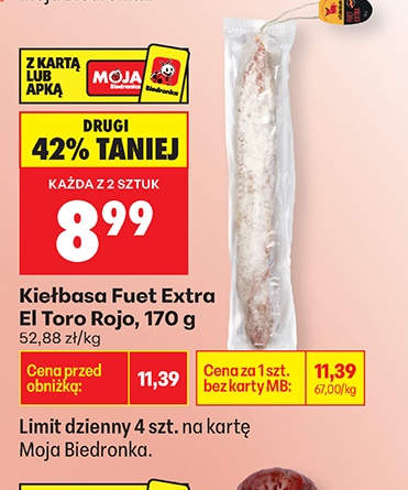 kielbasa fuet extra el toro rojo