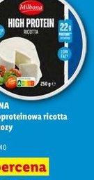 wysokoproteinowa ricotta bez laktozy