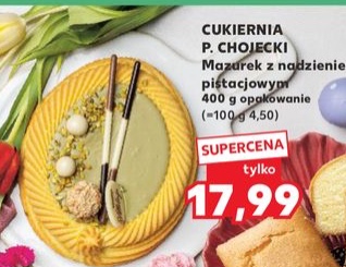 mazurek z nadzieniem pistacjowym