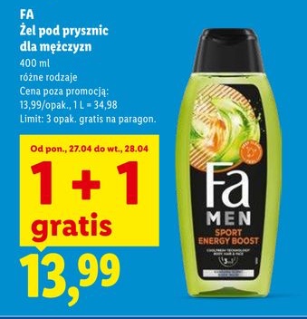 żel pod prysznic dla mężczyzn