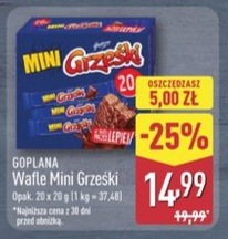 wafle mini grześki