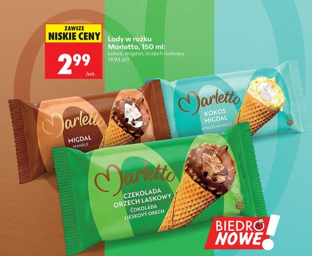 lody w rożku