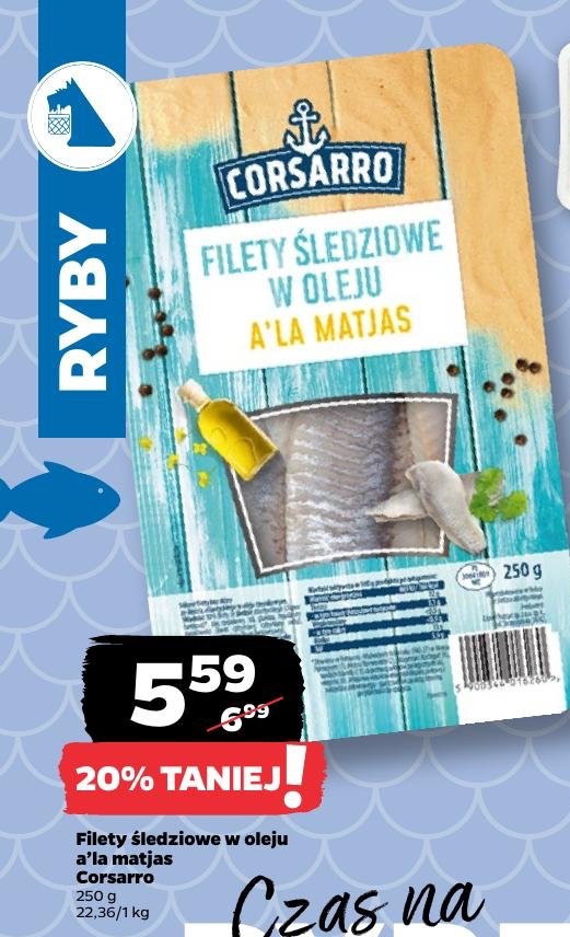 filety śledziowe w oleju a'la matjas