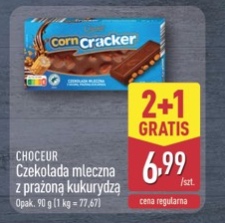 czekolada mleczna z prażoną kukurydzą