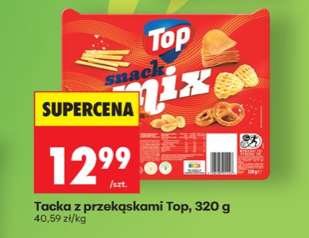 tacka z przekąskami