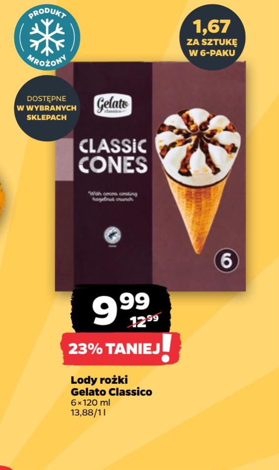 lody rożki