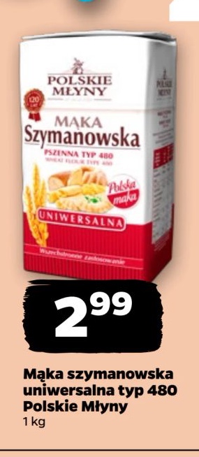 mąka szymanowska uniwersalna typ 480