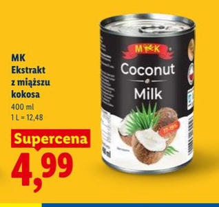 ekstrakt z miąższu kokosa