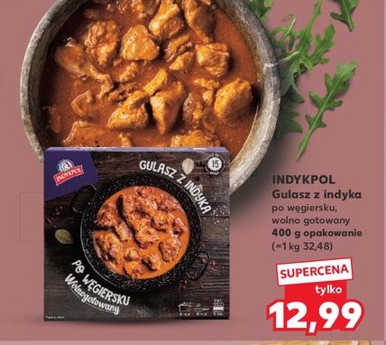 gulasz z indyka po węgiersku wolno gotowany