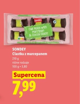 ciastka z marcepanem