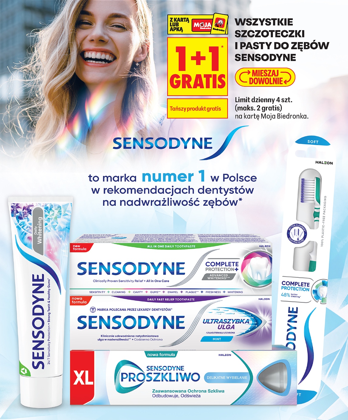 wszystkie szczoteczki i pasty do zębów