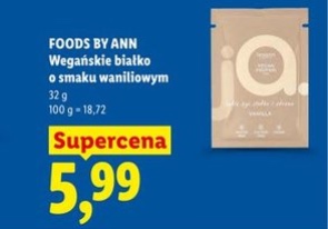 białko wegańskie o smaku waniliowym