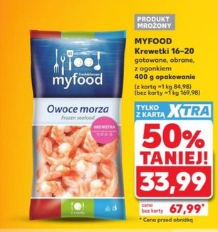krewetki gotowane obrane z ogonkiem 16-20