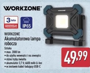 akumulatorowa lampa robocza