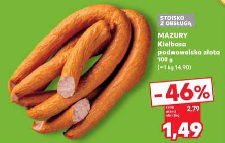 kiełbasa podwawelska złota
