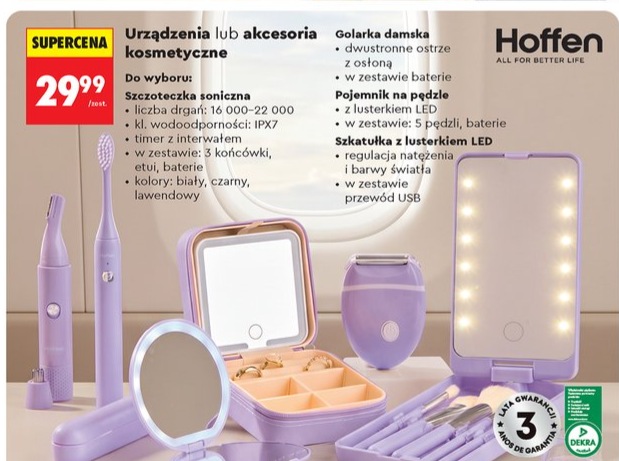 urządzenia lub akcesoria kosmetyczne