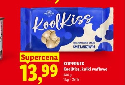 kulki waflowe o smaku śmietankowym