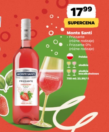 napój frizzante różne rodzaje