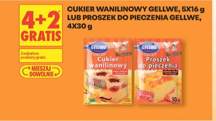 cukier wanilinowy lub proszek do pieczenia
