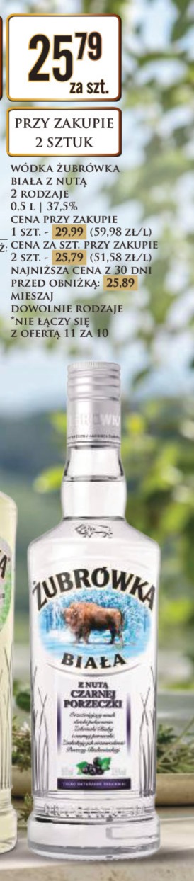 wódka biała z nutą czarnej porzeczki