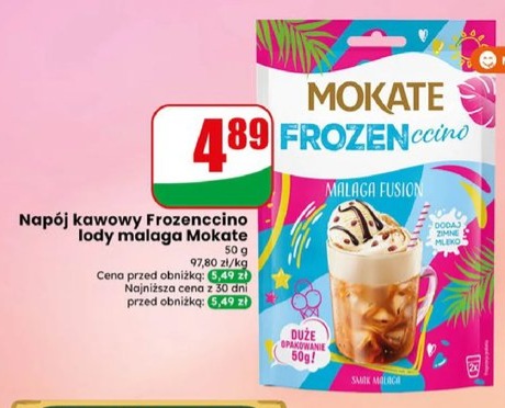 napój kawowy Frozzenccino lody malaga