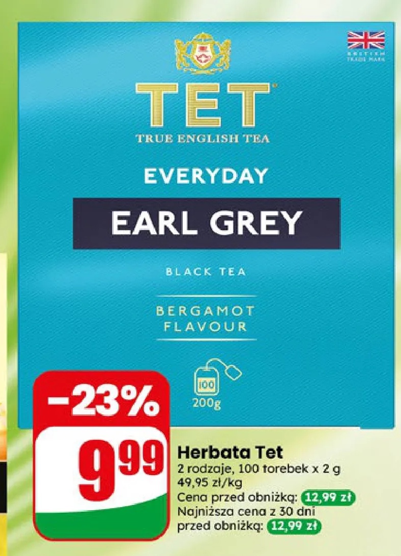 herbata czarna aromatyzowana earl grey