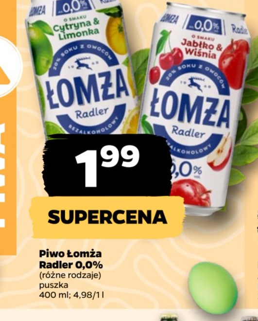 piwo radler jabłko-wiśnia 0,0%