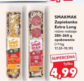 zapiekanka extra long różne rodzaje