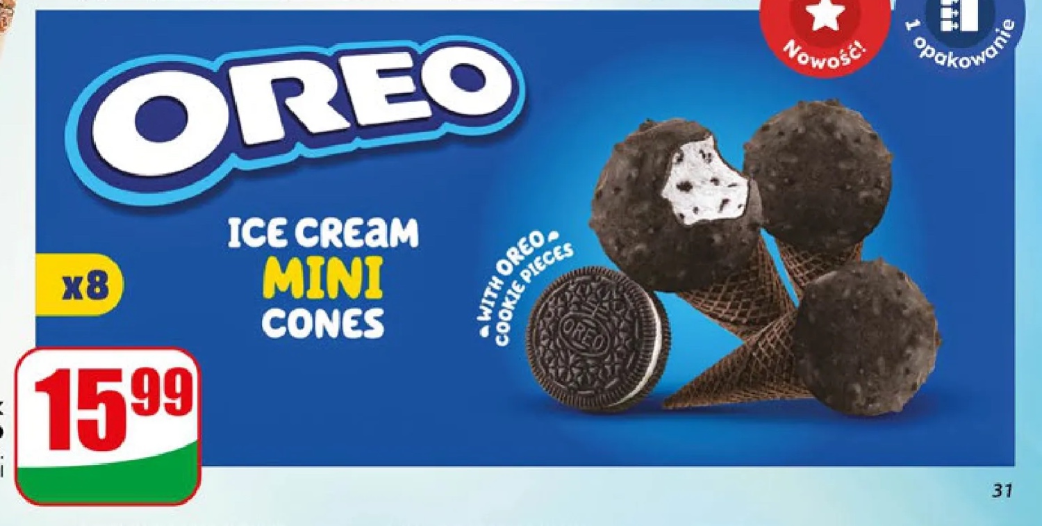 lody multipack mini Oreo