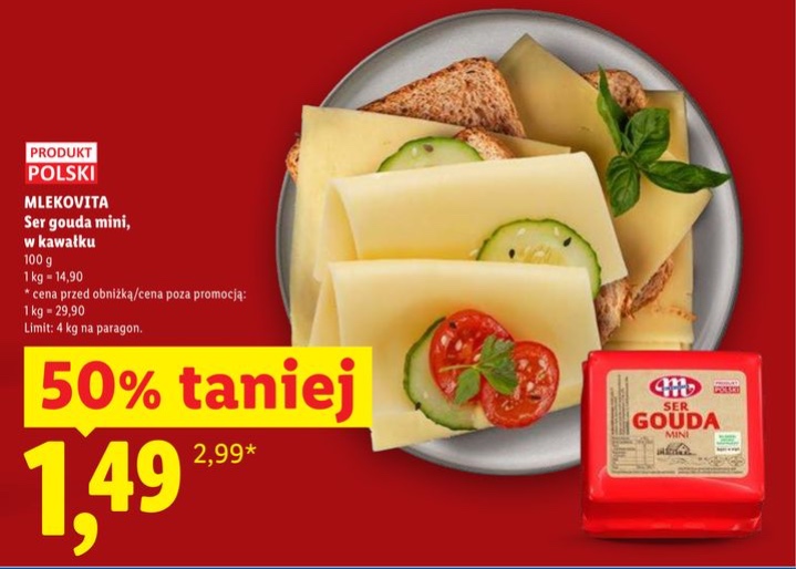 ser gouda mini w kawałku
