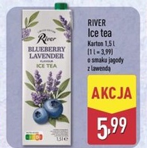 ice tea o smaku jagody z lawendą
