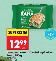 lasagne z serem ricotta i szpinakiem