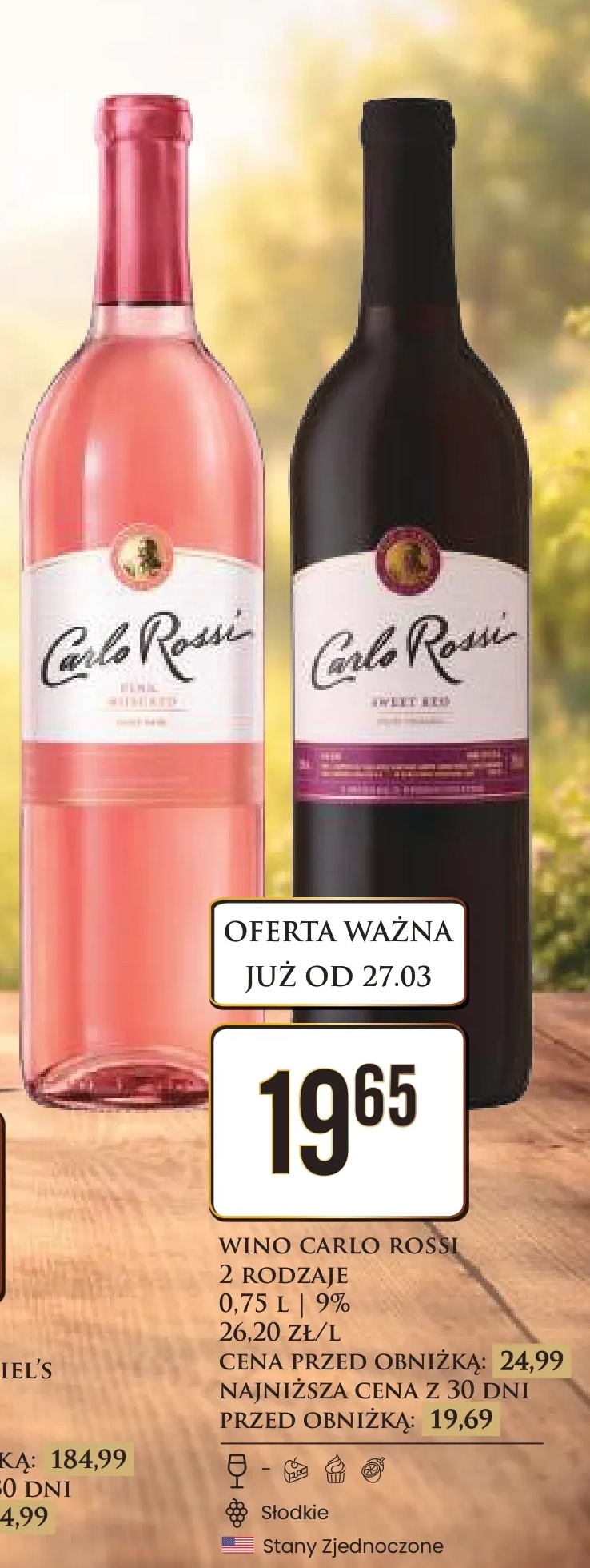wino słodkie