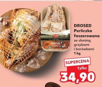 perliczka faszerowana ze słoniną, grzybami i borówkami