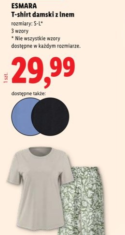 T-shirt damski z lnem