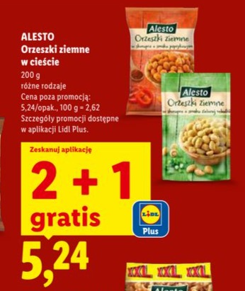 orzeszki ziemne w cieście