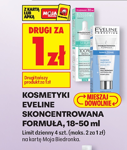 kosmetyki skoncentrowana formuła
