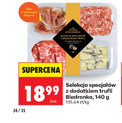 selekcja specjałów z dodatkiem trufli