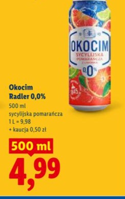 piwo bezalkoholowe radler sycylijska pomarańcza