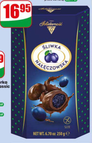bombonierka śliwka nałęczowska