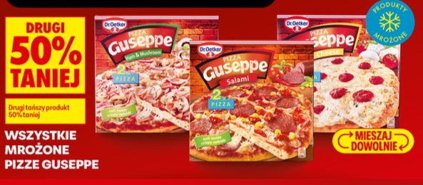 wszystkie mrożone pizze