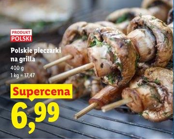 pieczarki do grilla