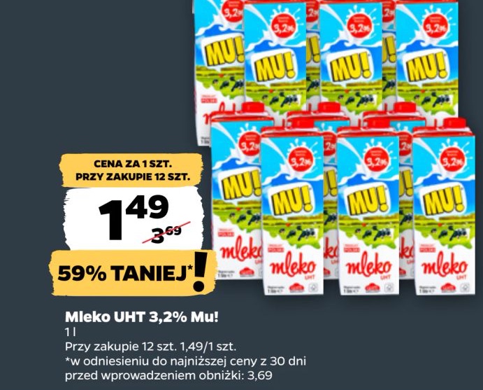 mleko UHT 3,2%