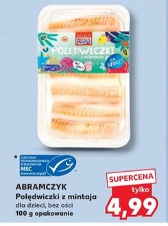 polędwiczki z mintaja dla dzieci, bez ości