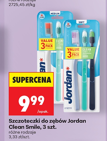 szczoteczki do zębów jordan clean smile