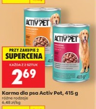karma dla psa activ pet
