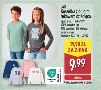 koszulka z długim rękawem dziecięca